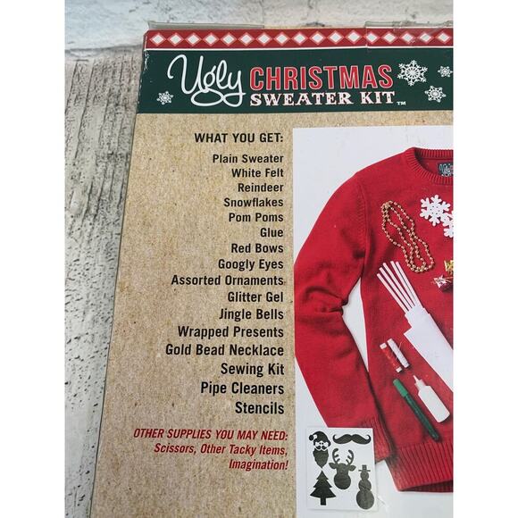 UGLY KITS Ugly Christmas Sweater Kit / Men's Large - Picture 5 of 6